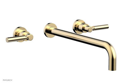 Phylrich - Basic Wall Lavatory Set 14 Inch Spout - Lever Handles