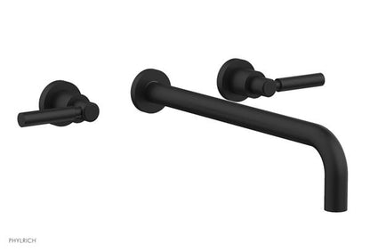 Phylrich - Basic Wall Lavatory Set 14 Inch Spout - Lever Handles