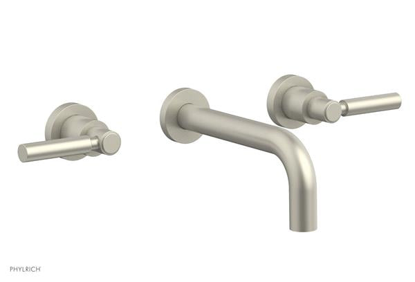 Phylrich - Basic Wall Lavatory Set 7 1/2 Inch Spout - Lever Handles
