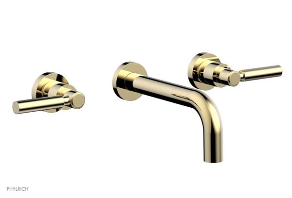 Phylrich - Basic Wall Lavatory Set 7 1/2 Inch Spout - Lever Handles