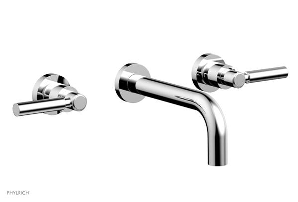 Phylrich - Basic Wall Lavatory Set 7 1/2 Inch Spout - Lever Handles