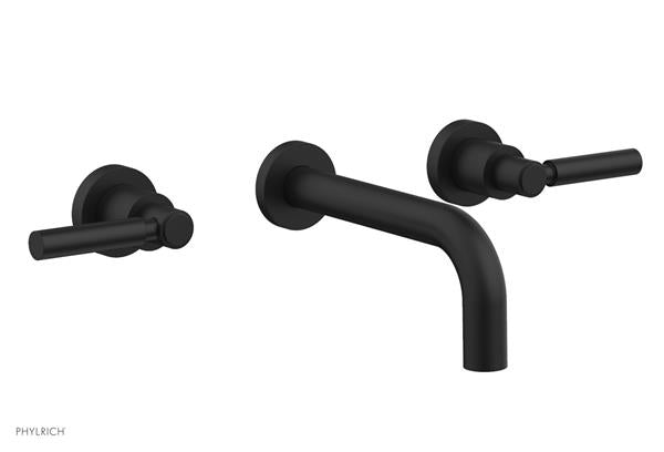 Phylrich - Basic Wall Lavatory Set 7 1/2 Inch Spout - Lever Handles