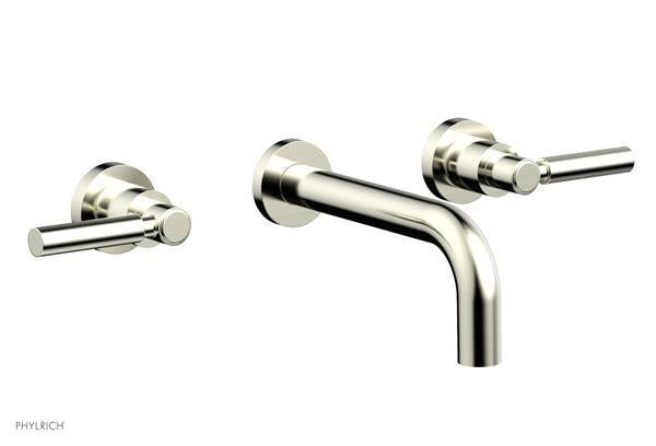 Phylrich - Basic Wall Lavatory Set 7 1/2 Inch Spout - Lever Handles