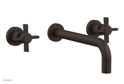 Phylrich - Basic Wall Lavatory Set 10 Inch Spout - Blade Cross Handles