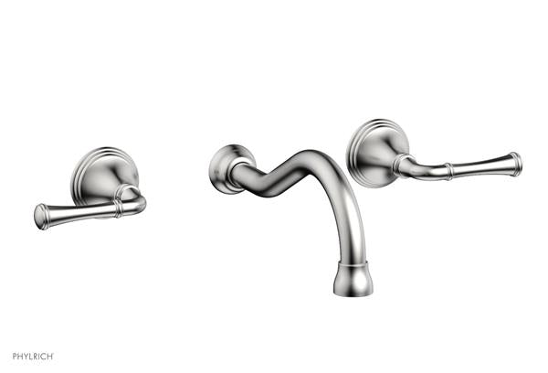 Phylrich - 3Ring Wall Lavatory Set - Straight Lever Handles