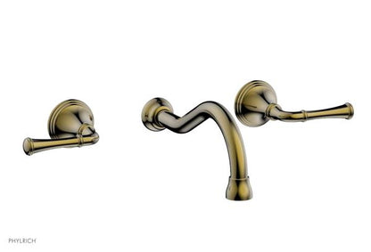 Phylrich - 3Ring Wall Lavatory Set - Straight Lever Handles