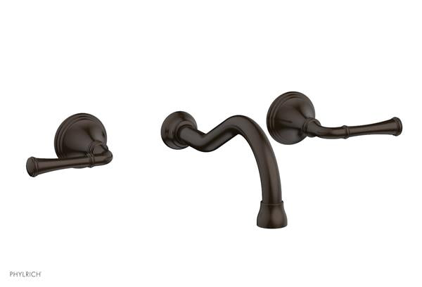 Phylrich - 3Ring Wall Lavatory Set - Straight Lever Handles