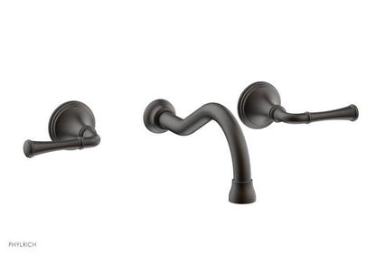Phylrich - 3Ring Wall Lavatory Set - Straight Lever Handles