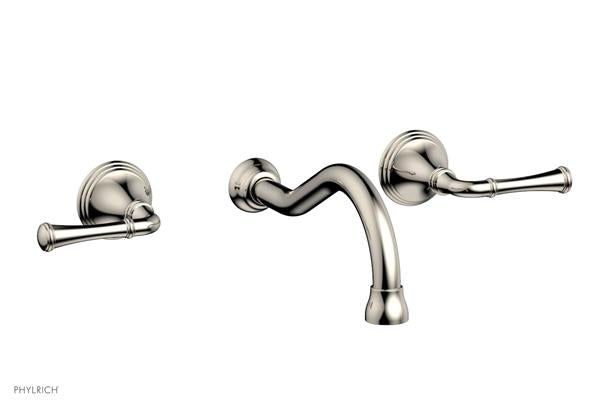 Phylrich - 3Ring Wall Lavatory Set - Straight Lever Handles