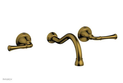 Phylrich - 3Ring Wall Lavatory Set - Straight Lever Handles