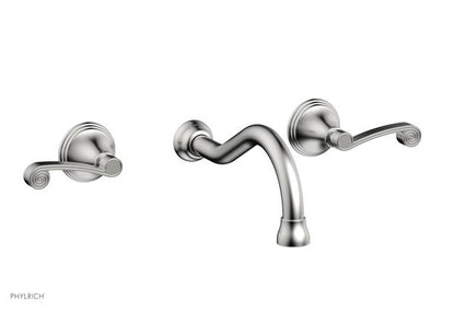 Phylrich - 3Ring Wall Lavatory Set - Curved Lever Handles