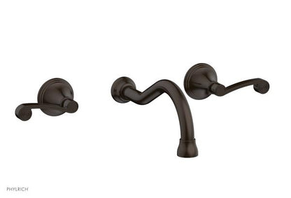 Phylrich - 3Ring Wall Lavatory Set - Curved Lever Handles