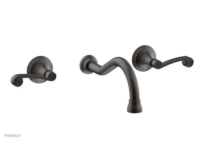 Phylrich - 3Ring Wall Lavatory Set - Curved Lever Handles