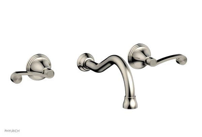Phylrich - 3Ring Wall Lavatory Set - Curved Lever Handles