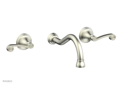 Phylrich - 3Ring Wall Lavatory Set - Curved Lever Handles