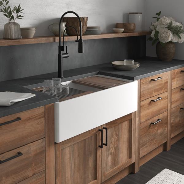 Native Trails - Dreamer Concierge 36 Fireclay Apron Front Sink in White