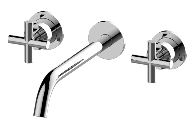 Graff - M.E. Wall-Mounted Lavatory Faucet - Trim Only
