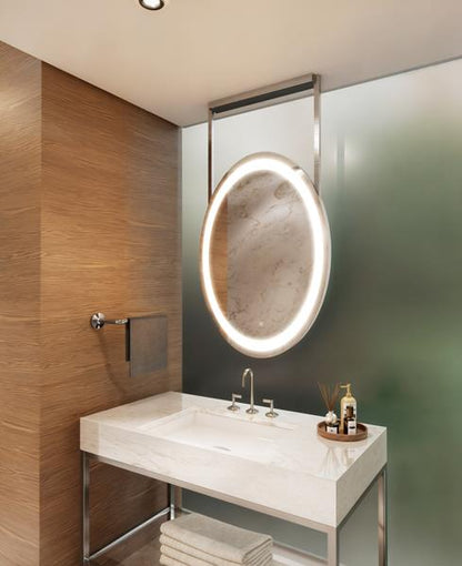 Electric Mirror - Elite Hanging LED Lighted Framed Mirror - 30 x 42 Inch