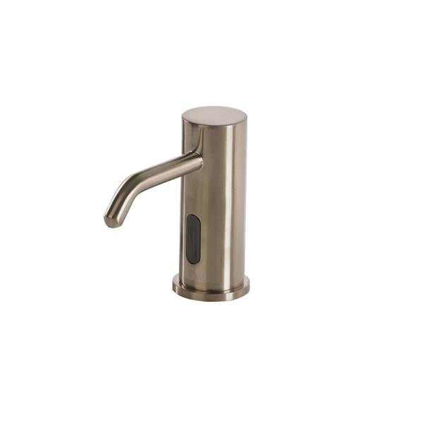 Lacava - Zoom Deck-Mount Single-Hole Electronic Soap Dispenser. Spout: 3 3/8 Inch, H: 4 1/8 Inch.