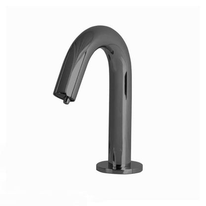 Lacava - Zoom Electronic Deck-Mounted Touch-Free Soap Dispenser With Goose-Neck Spout