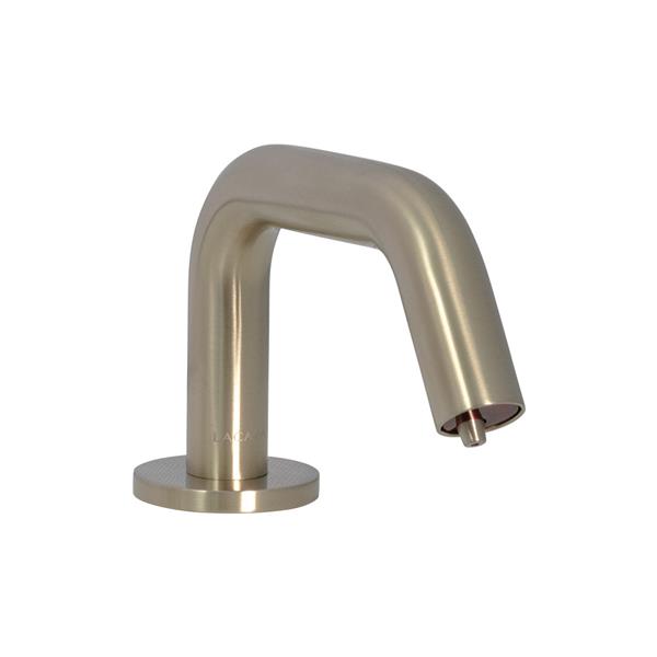 Lacava - Zoom Single Hole Touch Free Soap Dispenser. H: 4 Inch, Spout: 5 1/4 Inch.