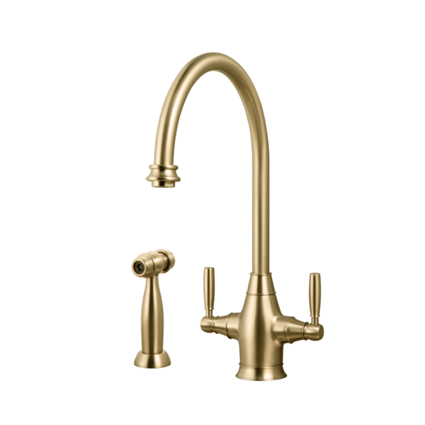 Hamat - Exeter Traditional Brass Faucet with Side Spray