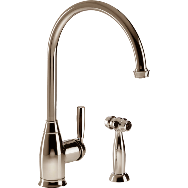 Hamat - Exeter Traditional Brass Single Lever Faucet with Side Spray