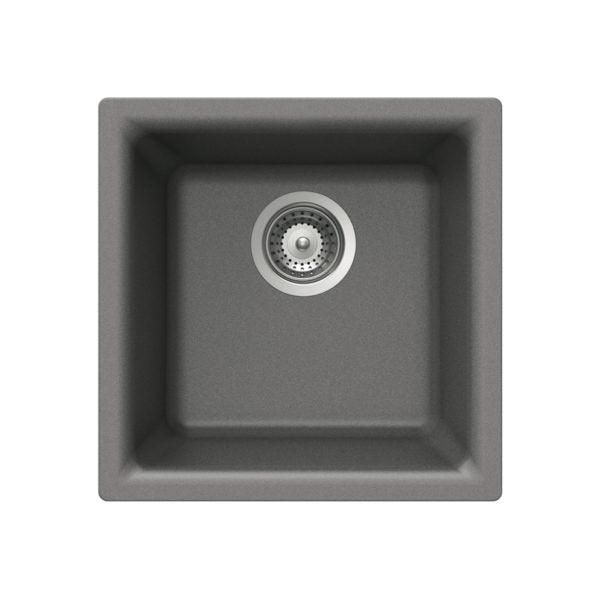 Hamat - SiOStone 16 Inch Granite Dual Mount Bar/Prep Sink