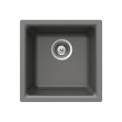 Hamat - SiOStone 16 Inch Granite Dual Mount Bar/Prep Sink