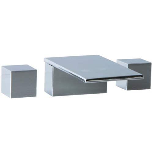 Artos - Edge 3-Hole Deck Mount Waterfall Tub Filler