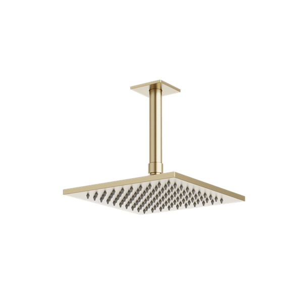 Artos - Edge 8 Inch Rain Shower Head on Ceiling Mount Arm
