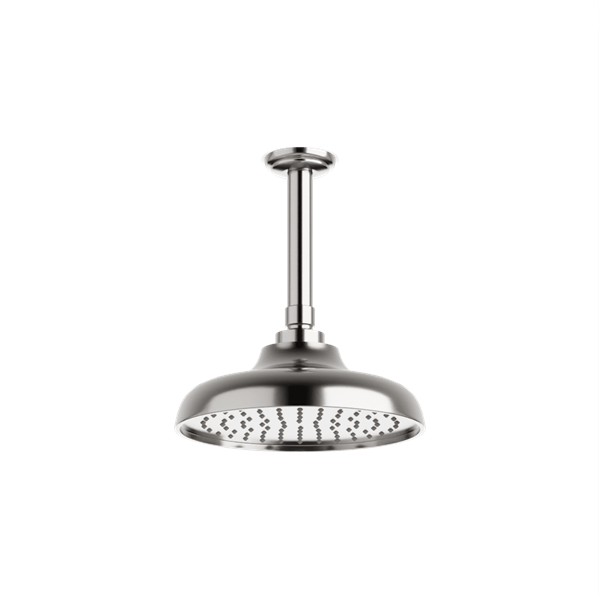 Artos - Classic 8 Inch Rain Shower Head on Ceiling Mount Arm