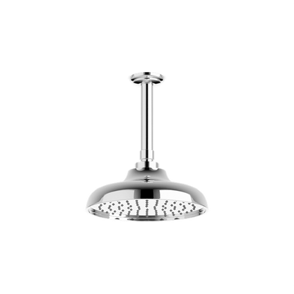 Artos - Classic 8 Inch Rain Shower Head on Ceiling Mount Arm