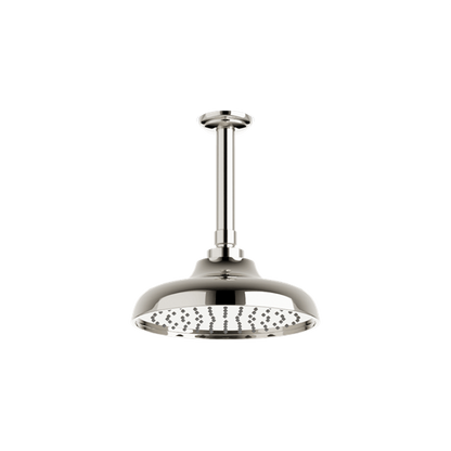 Artos - Classic 8 Inch Rain Shower Head on Ceiling Mount Arm
