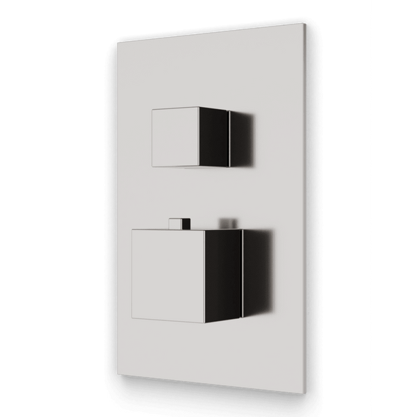 Artos - Thermostatic Mixer with 3-Way Diverter + 'Off' Position Trim Kit Square