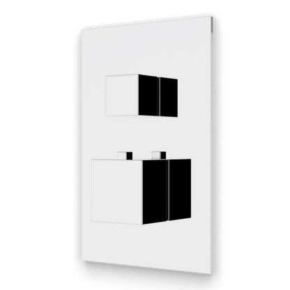 Artos - Edge Thermostat with 3-Way Diverter & Off Position Trim Kit