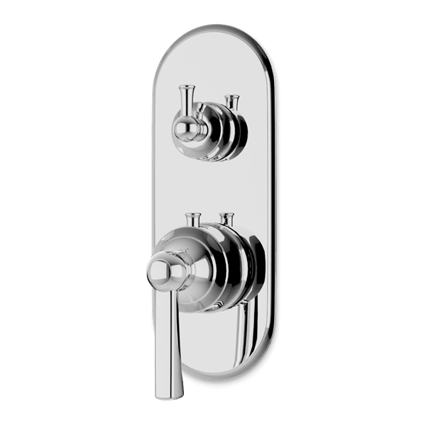 Artos - Classic Thermostat with 3-Way Diverter & Off Position Trim Kit