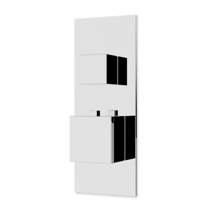 Artos - Edge Thermostat with 3-Way Diverter & Off Position Linear Trim Kit