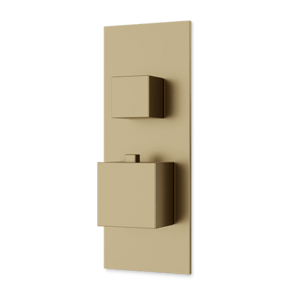 Artos - Edge Thermostat with 3-Way Diverter & Off Position Linear Trim Kit