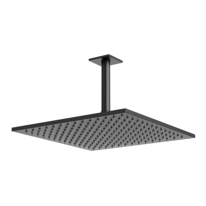 Artos - Edge 12 Inch Rain Shower Head on Ceiling Mount Arm