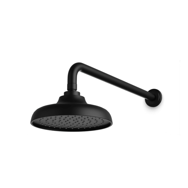 Artos - Classic 8 Inch Rain Shower Head on Ceiling Mount Arm