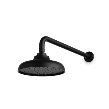 Artos - Classic 8 Inch Rain Shower Head on Ceiling Mount Arm