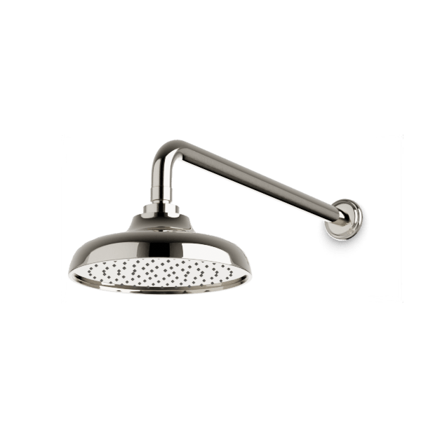 Artos - Classic 8 Inch Rain Shower Head on Ceiling Mount Arm