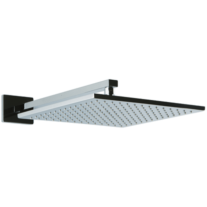 Artos - Edge 12 Inch Rain Shower Head on Ceiling Mount Arm