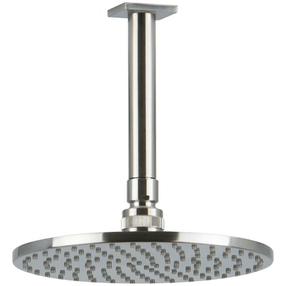 Artos - 8 Inch Shower Rainhead Ceiling Mount, 4.75 Inch Arm, Round/Square