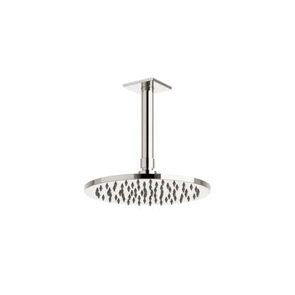 Artos - 8 Inch Shower Rainhead Ceiling Mount, 4.75 Inch Arm, Round/Square