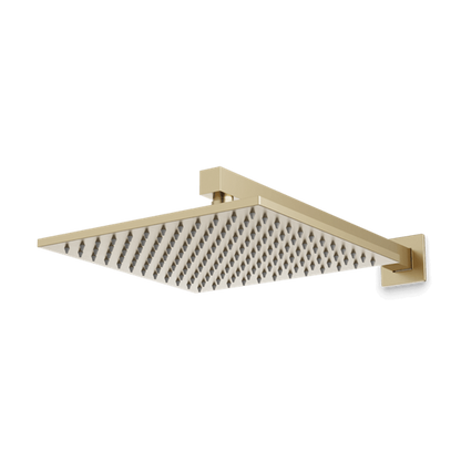 Artos - Edge 10 Inch Rain Shower Head on Ceiling Mount Arm