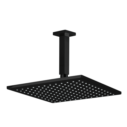 Artos - Edge 10 Inch Rain Shower Head on Ceiling Mount Arm