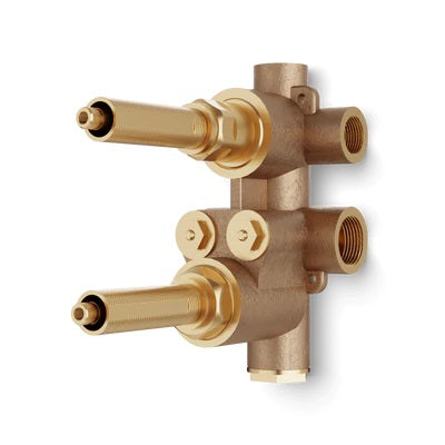 Artos - 3/4 Inch Thermostat Valve with 3-Way Non-Shared Diverter & Off Position
