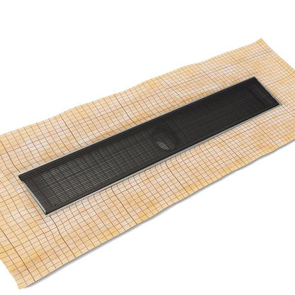 Infinity Drain - 42 Inch FCS Series Complete Kit with 4 Inch Wedge Wire Grate